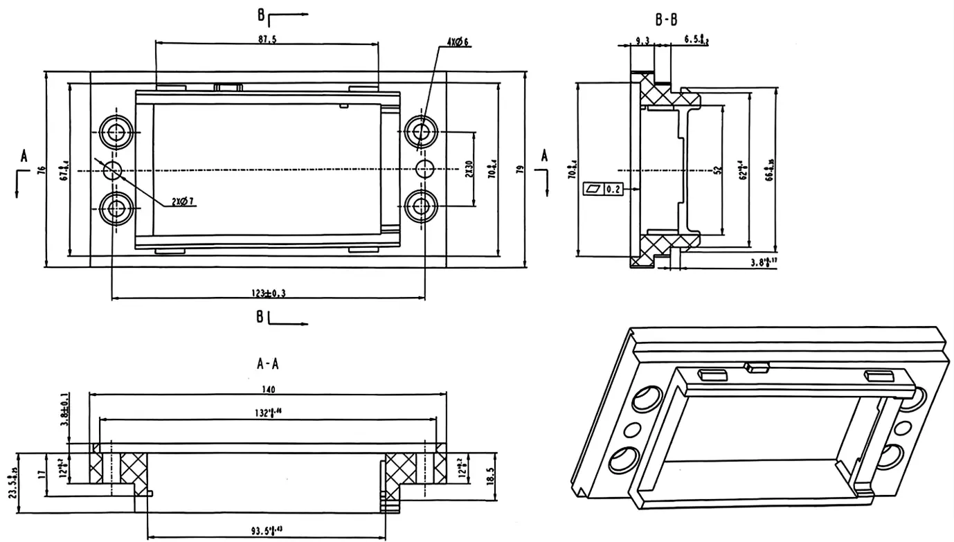 arc-isolating plate 4