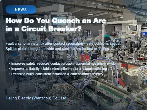 How Do You Quench an Arc in a Circuit Breaker?