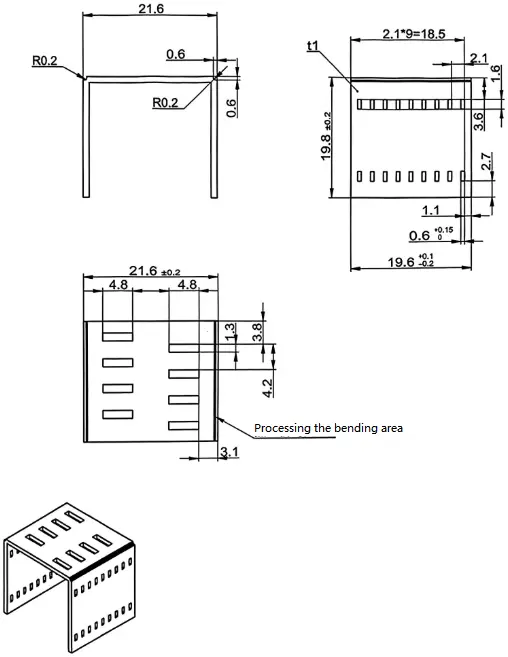 arc-blocking plate 1