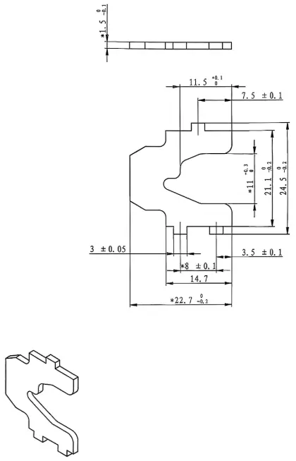 arc-extinguishing grid 5