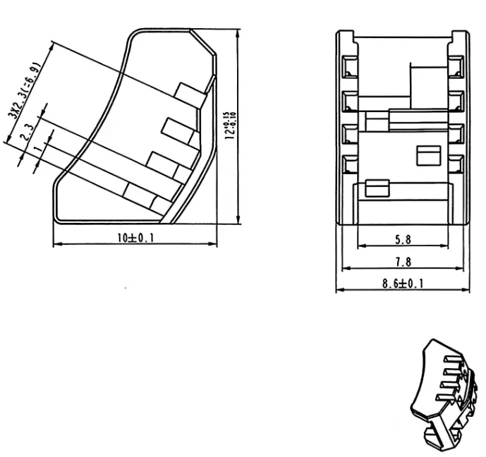 1 arc-extinguishing hood