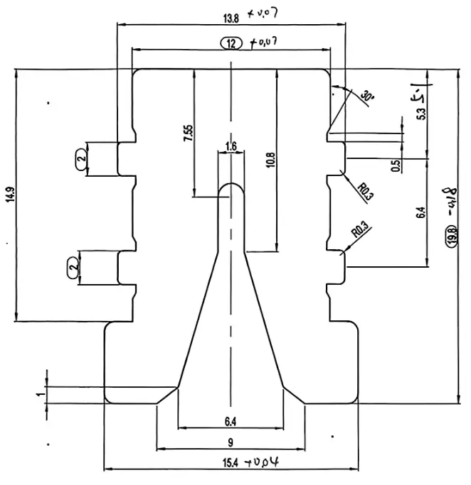 1 arc-extinguishing chamber plate