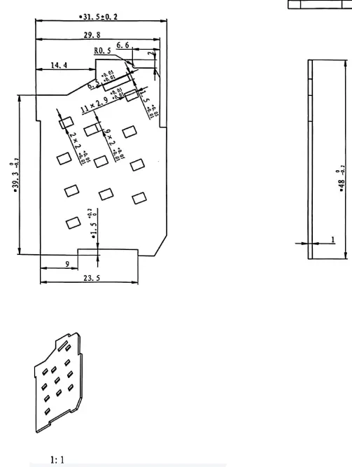 arc-isolating plate 1