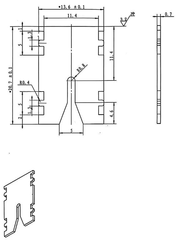 1 arc-extinguishing plate