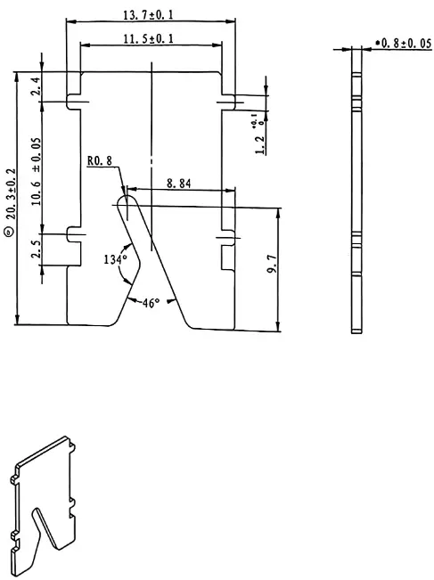 arc-extinguishing plate 2