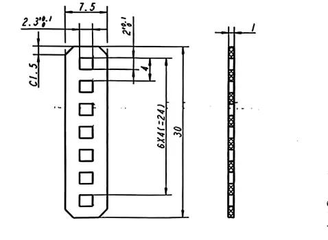 Fixing plate 1