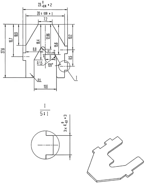 Arc-extinguishing grid plate 4