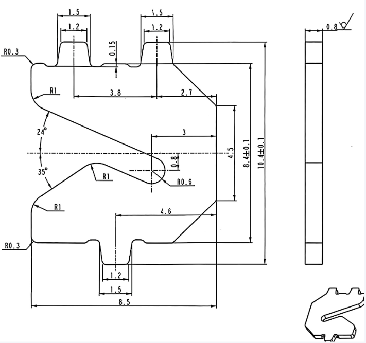 Arc extinguishing grid 2