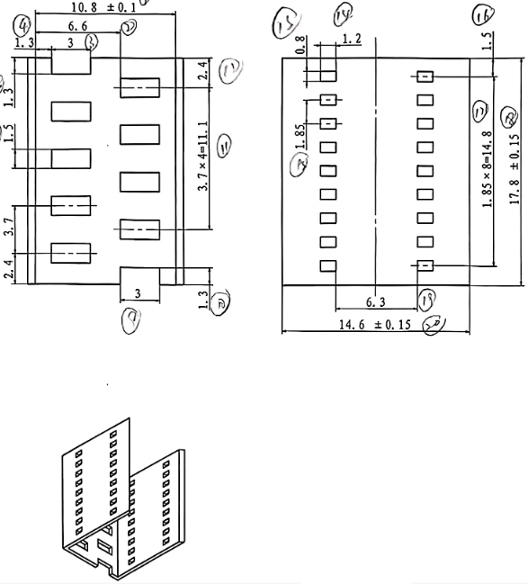 arc-extinguishing frame 1